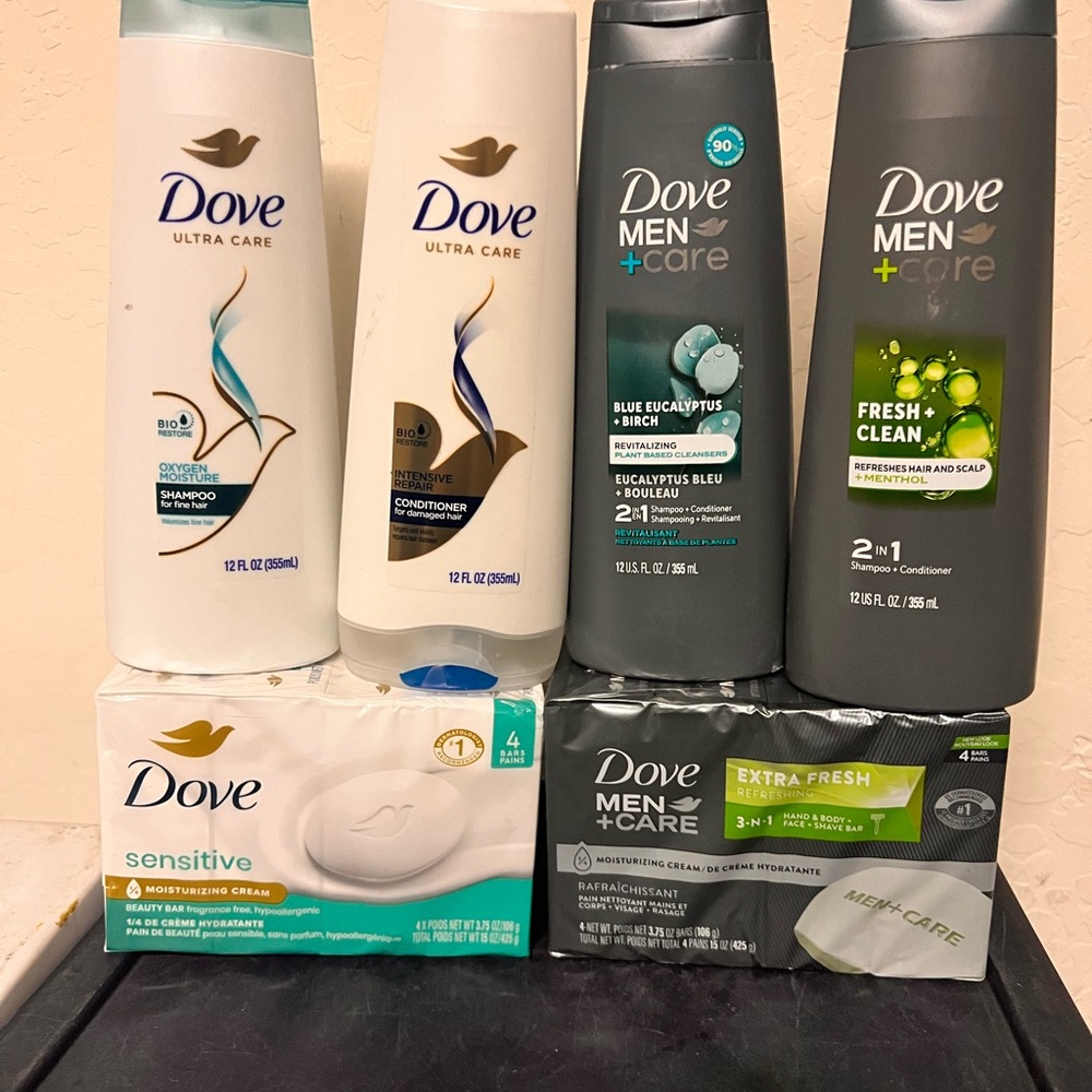 Dove Hair & Body Care Bundle for $30